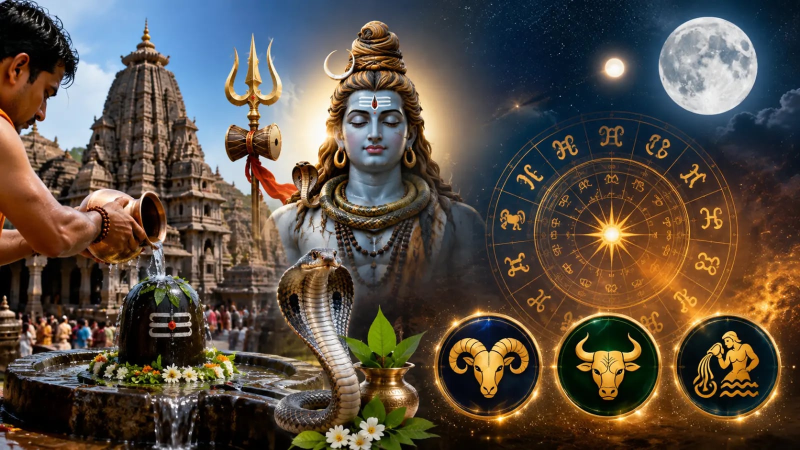 सावन का तीसरा सोमवार: नाग पंचमी पर शुक्र-चंद्रमा की युति, इन 3 राशियों के खुलेंगे भाग्य